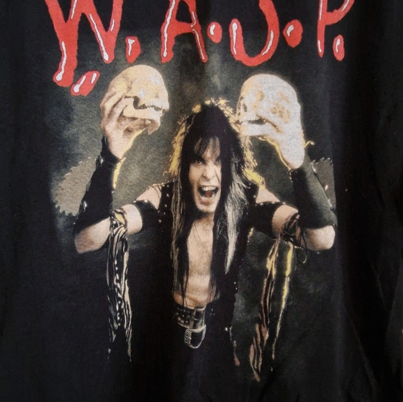 WASP rock band double sided tee - Picture 2 of 4